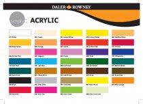 Daler-Rowney-Simply-Acrylic-75-ml. Orange
