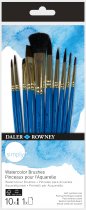 Daler Rowney Simply Aquarelverf Penselenset - 10 st.