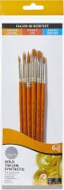 Daler-Rowney Simply Gold Taklon Pinselset, 6 Pinsel #2