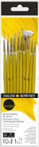 Daler Rowney Simply Mixed Media Set de Pinceaux de Détail - 10 pcs.
