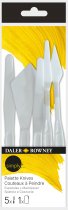 Daler Rowney Simply Plastic Palette Knives Set - 5 pcs.