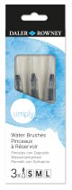 Daler Rowney Simply Waterpenseel Set Rond - 3 Stuks