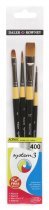 Daler-Rowney System3 Synthetic Brushes 400 - 4 Pack