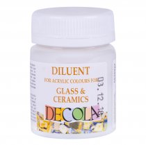 Decola Diluent (Thinner) For Glass & Ceramics Paints 50 ml.