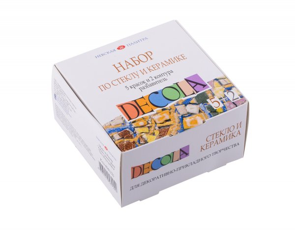 Decola Glass & Ceramics 5 x 20 ml. + 2 Liners + Thinner