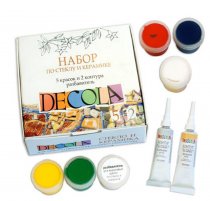 Decola Glass & Ceramics 5 x 20 ml. + 2 Liners + Thinner