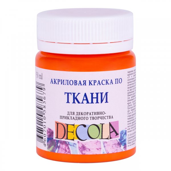 Decola Textile Paint 50 ml. - Orange