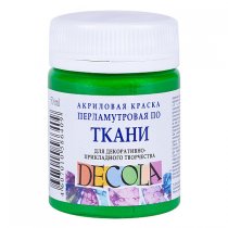 Decola Perlmutt Textilfarbe 50 ml. - Green