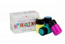 Decola Textile Paint 6 x 20 ml. "Trendy Shades"