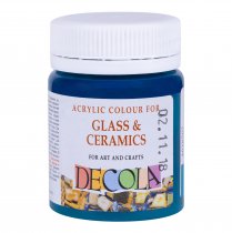 Decola Glass & Ceramics Paint 50 ml. - Turquoise Blue