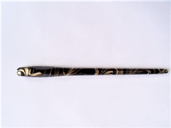 Deml Ergonomic Nib Holder - Black & Gold Swirl