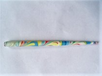 Deml Lacquered Wooden Calligraphy Nib Holder - Multicoloured Swirl