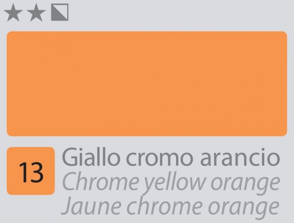 Divolo Accademia Oil Paint 20 ml. - Chrome Yellow Orange
