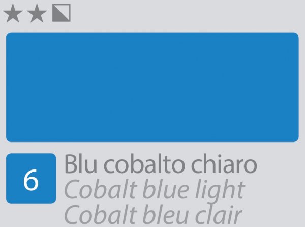 Divolo Accademia Oil Paint 20 ml. - Cobalt Blue Light
