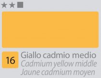 Divolo Accademia Oil Paint 20 ml. - Cadmium Yellow Middle