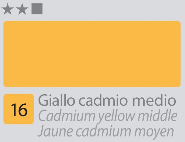 Divolo Accademia Oil Paint 20 ml. - Cadmium Yellow Middle