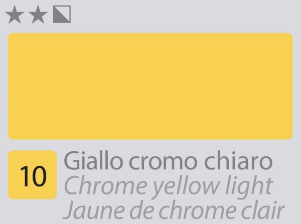 Divolo Accademia Oil Paint 20 ml. - Chrome Yellow Light
