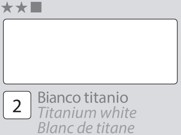 Divolo Accademia Oil Paint 20 ml. - Titanium White