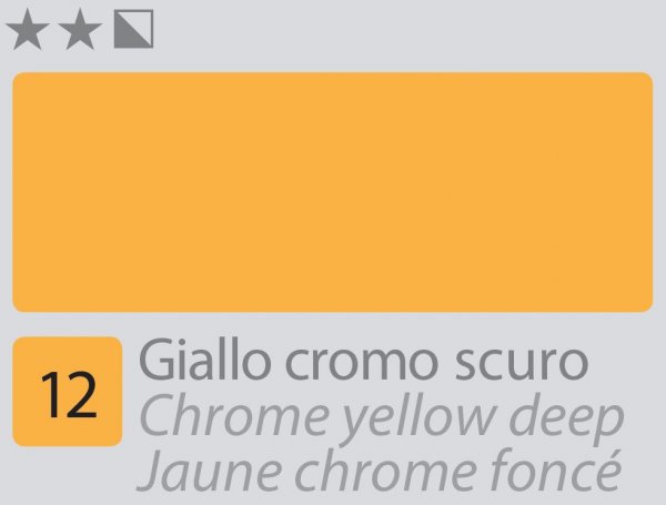 Divolo Accademia Oil Paint 20 ml. - Chrome Yellow Deep
