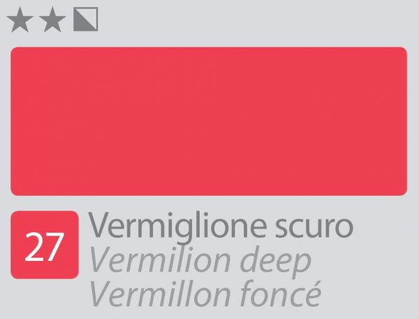 Divolo Accademia Oil Paint 20 ml. - Vermilion Deep