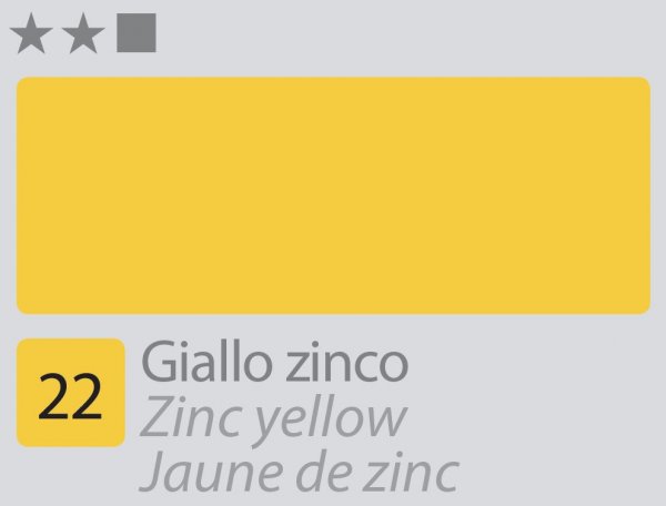 Divolo Accademia Oil Paint 20 ml. - Zinc Yellow