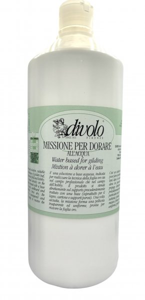 Divolo Water Based Mixtion Gold Size Gilding Glue 1 L.