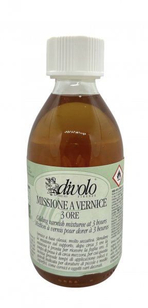 Divolo Oil-based Gilding Mixtion (Size Adhesive Varnish) 3-hour - 250 ml.
