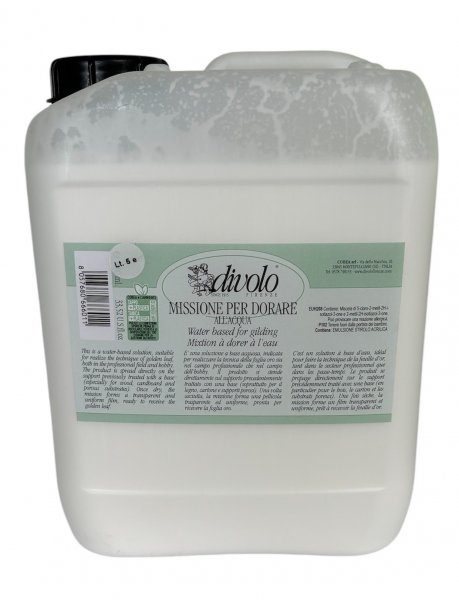 Divolo Water Based Mixtion Gold Size Gilding Glue 25 L.
