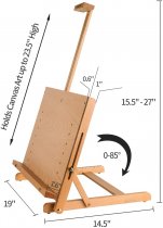 Meeden Large Adjustable Tabletop Easel