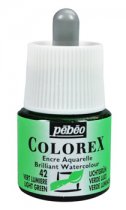 Encre Aquarelle Pebeo Colorex 45 ml. - 32 Vert Lumière