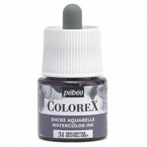 Encre Aquarelle Pebeo Colorex 45 ml. - 51 Gris Neutre