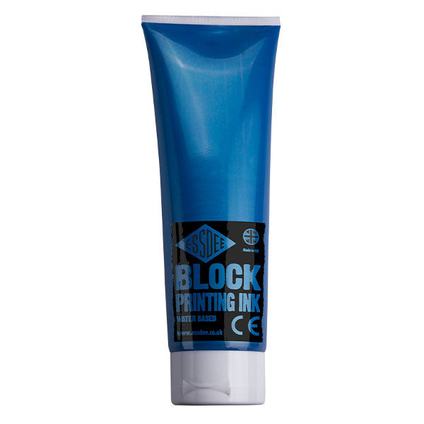 Essdee Water Based Block Printing Ink 300 ml. - Pearlescent Blue