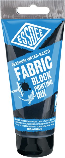 Essdee Fabric Block Printing Ink 100 ml. - Black