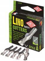 Essdee Gouges de Sécurité pour Linogravure Style A - 5 pcs