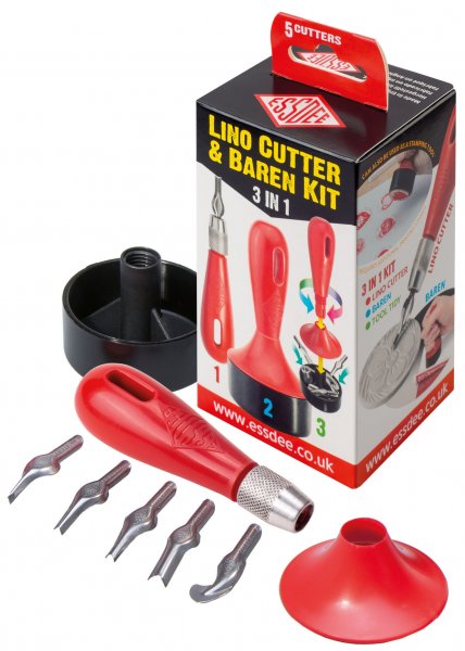 Essdee Lino Cutting and Baren Kit