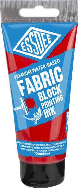 Essdee Fabric Block Printing Ink 100 ml. - Red