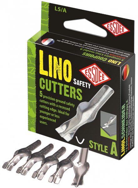 Essdee Lino Safety Cutters Style A - 5 pcs.