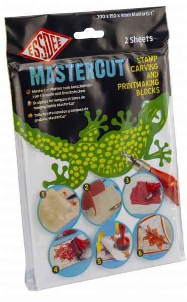 Essdee MasterCut Print Carving Blocks 200x150x4mm - 2 pack