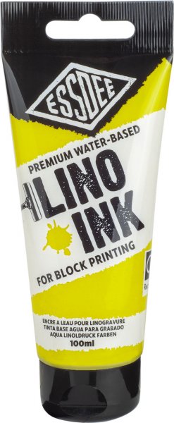 Essdee Premium Water Based Block Printing Ink 100 ml. - Lemon Yellow