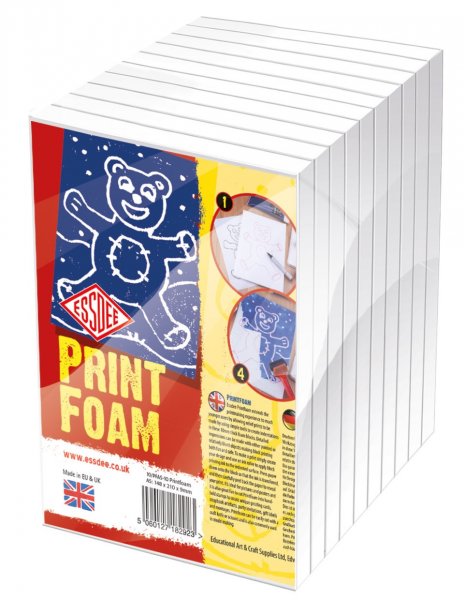 Essdee Block Printing PrintFoam A5 - 10 Pack