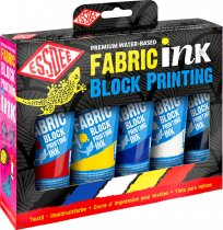 Essdee Textil-Druckfarben-Set 5 x 100 ml.