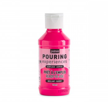 Pouring Experiences Glossy Acrylic 118 ml. - Fluorescent Pink