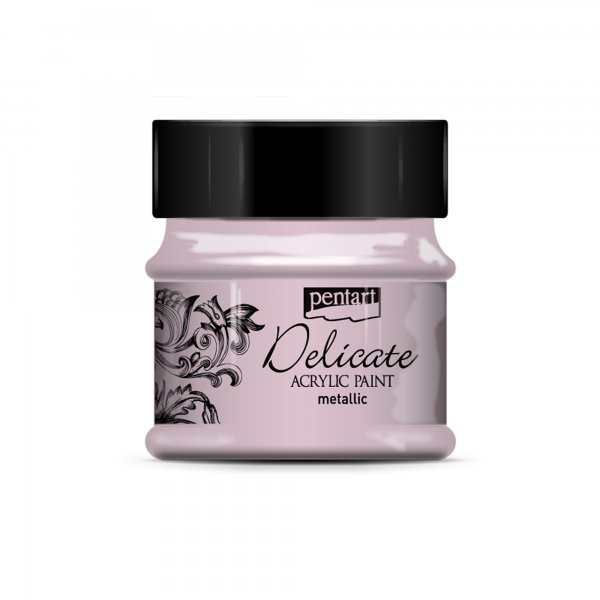 Pentart Delicate Metallic Acrylic 50 ml. - Purplish Silver