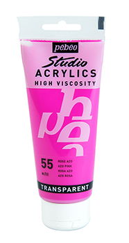 Pebeo Studio Acrylics 100 ml. - 55 Azo pink