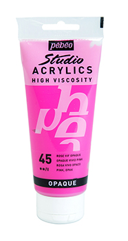 Pebeo Studio Acrylics 100 ml. - 45 Opaque Vivid Pink