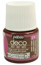 Farba Deco Matowa 45 ml. - 074 Burnt Umber