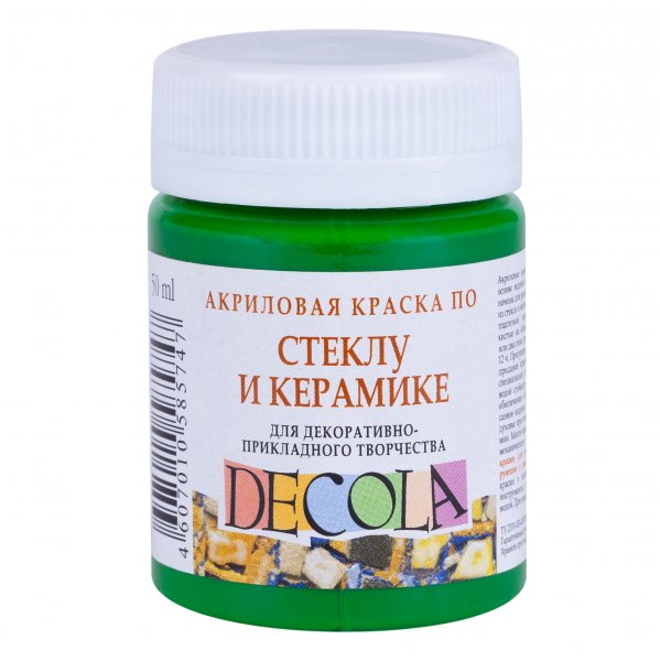 Decola Glass & Ceramics Paint 50 ml. - Green Light