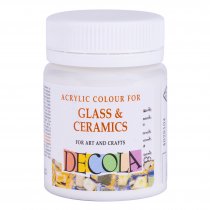 Decola Glass & Ceramics Paint 50 ml. - White