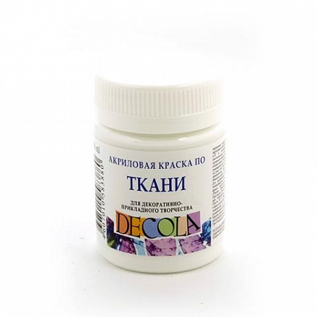 Decola Pearlescent Textile Paint - White