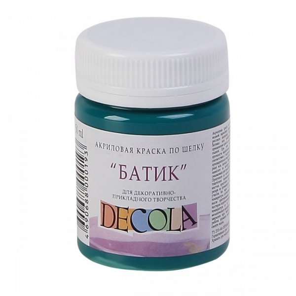 Decola Silk Paint 50 ml. - Emerald Green